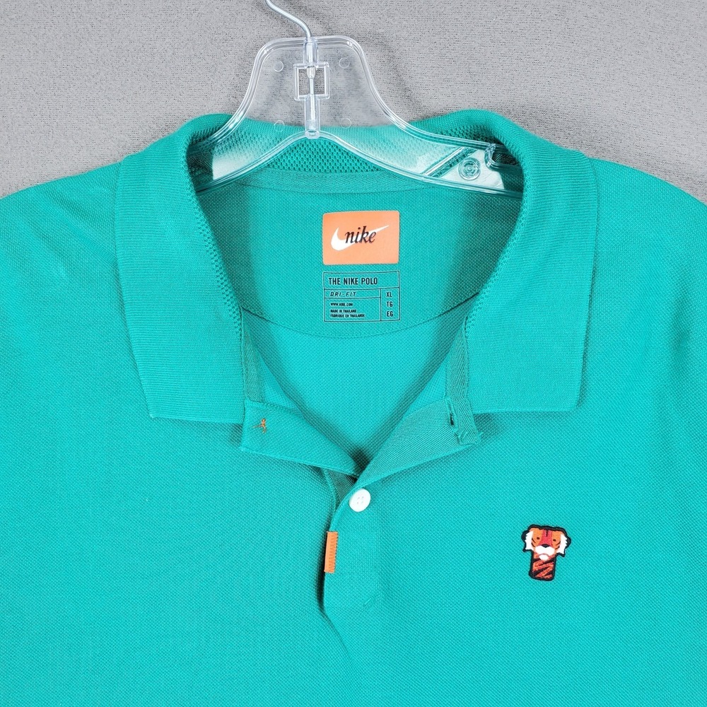 Nike Golf Tiger Woods Frank Polo 2020 Green Masters CJ0880-370 Men's Size XL - Picture 1 of 6